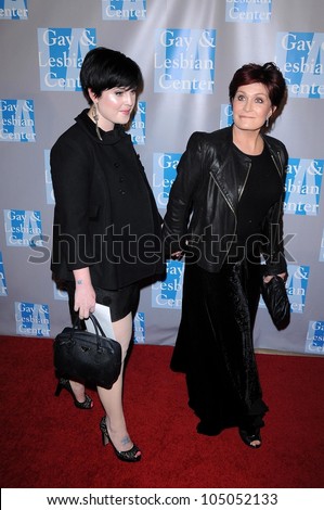 Kelly Osbourne and Sharon Osbourne at \'An Evening With Women - Celebrating Art, Music and Equality\'. Beverly Hilton Hotel, Beverly Hills, CA. 04-24-09