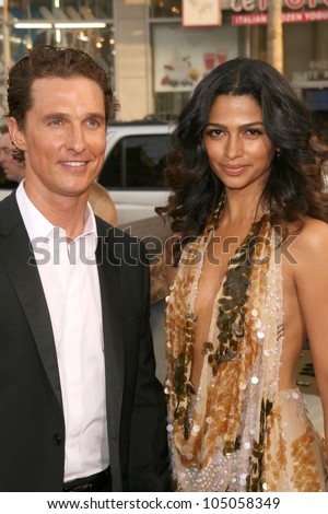 Matthew McConaughey and Camila Alves  at the World Premiere of 'Ghosts of Girlfriends Past'. Grauman's Chinese Theatre, Hollywood, CA. 04-27-09