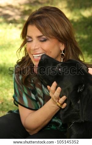 Paula Abdul at the Kick Off for National Guide Dog Month. Guide Dogs of America, Sylmar, CA. 05-08-09
