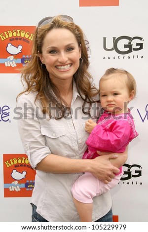 Giada De Laurentiis and daughter Jade at the Third Annual Kidstock Music and Arts Festival. Greystone Mansion, Beverly Hills, CA. 05-31-09