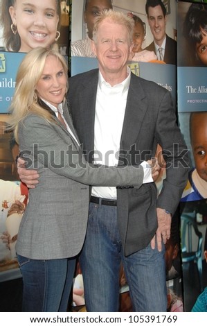 Rachelle Carson and Ed Begley Jr at Alliance For Children\'s Rights\' 2nd Annual \'Dinner With Friends\'. Private Residence, Los Angeles, CA. 06-02-09