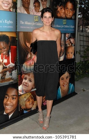 Angie Harmon at Alliance For Children's Rights' 2nd Annual 'Dinner With Friends'. Private Residence, Los Angeles, CA. 06-02-09