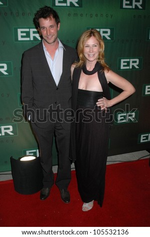 Noah Wyle and Tracy Warbin at the Party Celebrating the series finale of the television show \'ER\'. Social Hollywood, Hollywood, CA. 03-28-09