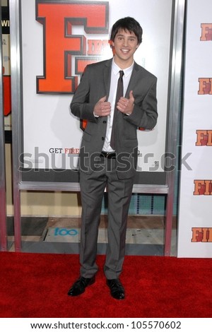 Nicholas D\'Agosto at the World Premiere of \'Fired Up!\'. Pacific Theaters Culver Stadium 12, Culver City, CA. 02-19-09
