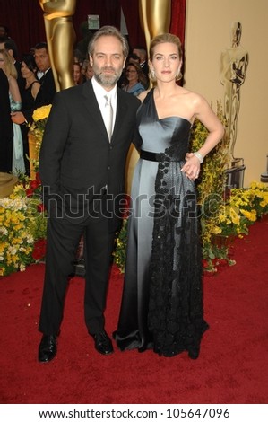 Kate Winslet and Sam Mendes  at the 81st Annual Academy Awards. Kodak Theatre, Hollywood, CA. 02-22-09