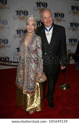Buzz Aldrin and wife Lois  at the 19th Annual Night Of 100 Stars Gala. Beverly Hills Hotel, Beverly Hills, CA. 02-22-09