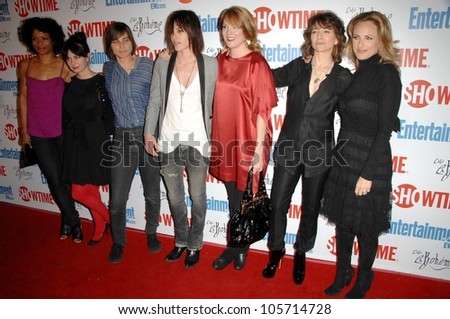 the cast and crew of \'The L Word\'  at the farewell party for final season of \'The L Word\'. Cafe La Boheme, West Hollywood, CA. 03-03-09
