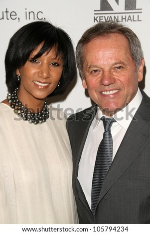Wolfgang Puck and wife Gelila at the 21st Annual Spring Luncheon Presented by The Colleagues. Beverly Wilshire Hotel, Beverly Hills, CA. 03-19-09