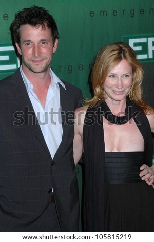 Noah Wyle and Tracy Warbin  at the Party Celebrating the series finale of the television show \'ER\'. Social Hollywood, Hollywood, CA. 03-28-09
