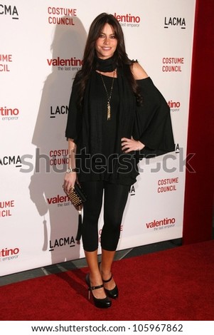 Sofia Vergara at the West Coast Premiere of 'Valentino - The Last Emperor'. LACMA, Los Angeles, CA. 04-01-09