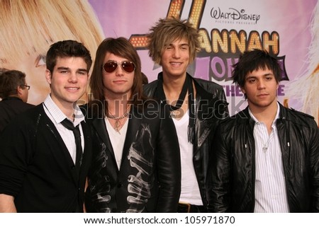 Push Play  at the Los Angeles Premiere of \'Hannah Montana The Movie\'. El Capitan Theatre, Hollywood, CA. 04-02-09