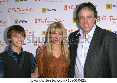 Kevin Nealon and family   at the Trevor Project's 11th Annual Cracked Xmas Fundraiser. The Wiltern Theatre, Los Angeles, CA. 12-07-08