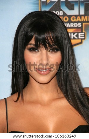 Kimberly Kardashian   at Spike TV's 2008 'Video Game Awards'. Sony Pictures Studios, Culver City, CA. 12-14-08