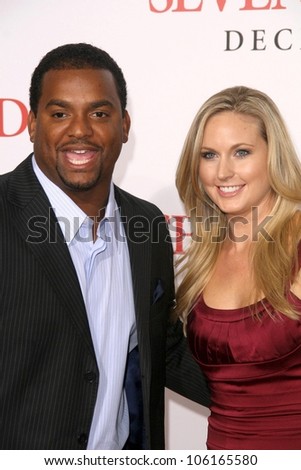 Alfonso Ribeiro And Robin Stapler At The Los Angeles Premiere Of 'seven 