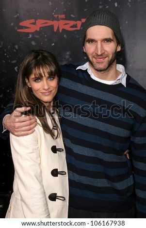 Amanda Peet and David Benioff   at the Los Angeles Premiere of \'The Spirit\'. Grauman\'s Chinese Theatre, Hollywood, CA. 12-17-08