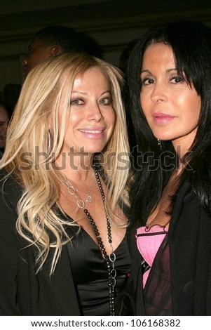 Gloria Kisel and Maria Conchita Alonso   at Flaunt Magazine's 10th Anniversary Party And Holiday Toy Drive. Wayne Kao Mansion, Homby Hills, CA. 12-18-08