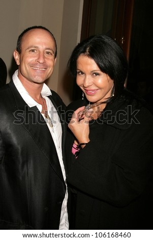 Rafi Anteby and Maria Conchita Alonso   at Flaunt Magazine's 10th Anniversary Party And Holiday Toy Drive. Wayne Kao Mansion, Homby Hills, CA. 12-18-08