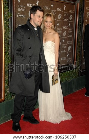 Joel Madden and Nicole Richie  at the 2nd Annual Art of Elysium Black Tie Charity Gala \'Heaven\'. The Vibiana, Los Angeles, CA. 01-10-09