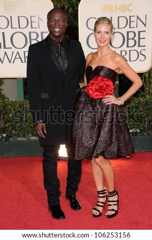 Seal and Heidi Klum at the 66th Annual Golden Globe Awards. Beverly Hilton Hotel, Beverly Hills, CA. 01-11-09