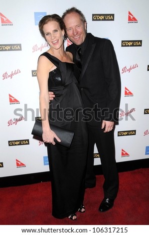 Rachel Griffiths and Andrew Taylor  at the G\'Day USA Australia Week 2009 Black Tie Gala. Renaissance Hotel Grand Ballroom, Hollywood, CA. 01-18-09