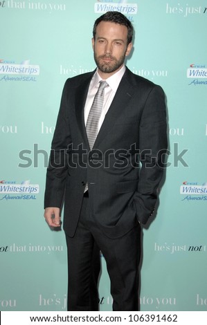 Ben Affleck  at the World Premiere of \'He\'s Just Not That Into You\'. Grauman\'s Chinese Theatre, Hollywood, CA. 02-02-09