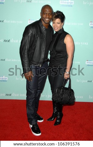 Terry Crews and wife Rebecca at the World Premiere of \'He\'s Just Not That Into You\'. Grauman\'s Chinese Theatre, Hollywood, CA. 02-02-09