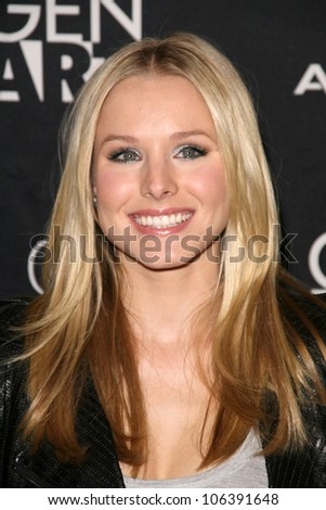 Kristen Bell at the Los Angeles Special Screening of \'Fanboys\'. Clarity Screening Room, Beverly Hills, CA. 02-03-09