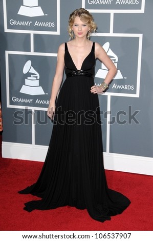 Taylor Swift at the 51st Annual GRAMMY Awards. Staples Center, Los Angeles, CA. 02-08-09