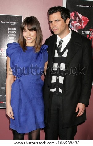 Jessica Alba and Cash Warren at the Los Angeles Premiere of \'Crips and Bloods Made in America\'. Laemmle Sunset 5 Cinemas, West Hollywood, CA. 02-10-09