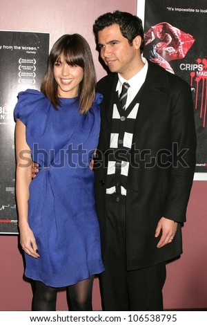 Jessica Alba and Cash Warren at the Los Angeles Premiere of \'Crips and Bloods Made in America\'. Laemmle Sunset 5 Cinemas, West Hollywood, CA. 02-10-09