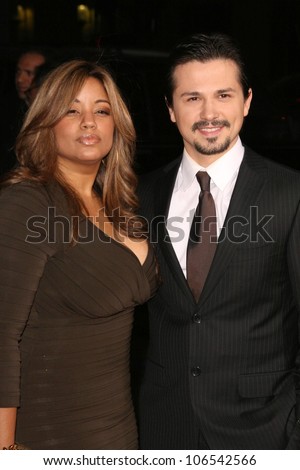 Freddy Rodriguez and wife  at the Los Angeles Premiere of \'Nothing Like The Holidays\'. Grauman\'s Chinese Theater, Hollywood, CA. 12-03-08
