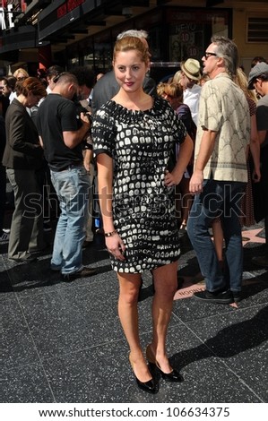 Eva Amurri  at the Hollywood Walk of Fame Ceremony Honoring Tim Robbins. Hollywood Boulevard, Hollywood, CA. 10-10-08