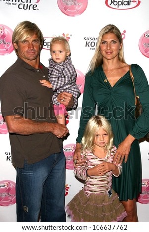 Laird John Hamilton and Gabrielle Reece  at the concert to promote the 10th Anniversary of Yoplait\'s Save Lids To Save Lives Program. The Wiltern Theatre, Los Angeles, CA. 10-10-08