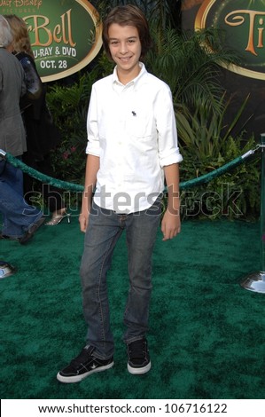 Bridger Zadina  at the Premiere Screening of Disney\'s \'Tinker Bell\' DVD. El Capitan Theatre, Hollywood, CA. 10-19-08