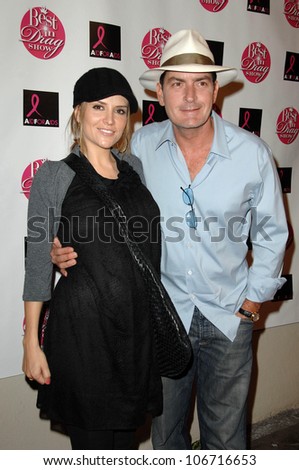Brooke Mueller and Charlie Sheen at the Legendary 6th Annual Best in Drag Show Orpheum Theater Los Angeles CA 10-19-08 Brooke Mueller and Charlie Sheen at the Legendary 6th Annual Best in Drag Show Orpheum Theater Los Angeles CA 10-19-08