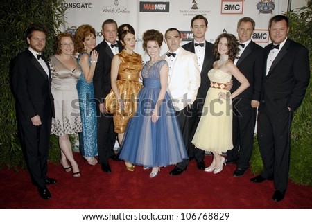 Cast and Crew of 'Mad Men'  at the live revue A Night On The Town With 'Mad Men'. El Rey Theater, Los Angeles, CA. 10-21-08