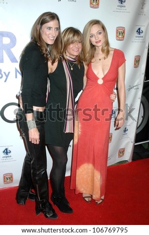 Nicole Miller Maloney with Lisa Hancock and Heather Graham  at the Launch Party for the Book \'Rare\'. The Grove, Los Angeles, CA. 10-22-08