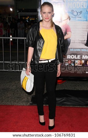 Leven Rambin  at the World Premiere of \'Role Models\'. Mann\'s Village Theatre, Westwood, CA. 10-22-08