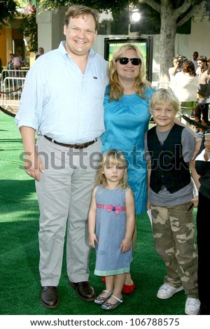 Andy Richter and family  at the Los Angeles Premiere of \'Madagascar Escape 2 Africa\'. Mann Village Theatre, Westwood, CA. 10-26-08
