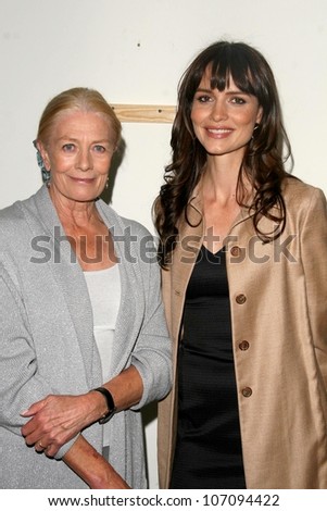 Vanessa Redgrave and Saffron Burrows  at the 60th Anniversary of the Universal Declaration of Human Rights gala hosted by Amnesty International USA. Zune, Los Angeles, CA. 11-20-08