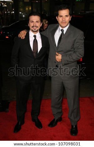 Freddy Rodriguez and John Leguizamo  at the Los Angeles Premiere of 'Nothing Like The Holidays'. Grauman's Chinese Theater, Hollywood, CA. 12-03-08
