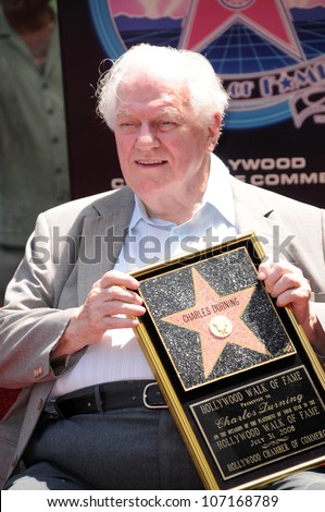 Star Walk Fame on Charles Durning At Hollywood Walk Of Fame Ceremony Honoring Him