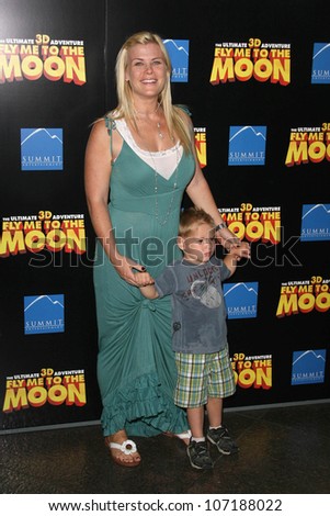 Alison Sweeney and son Benjamin  at the Los Angeles Premiere of \