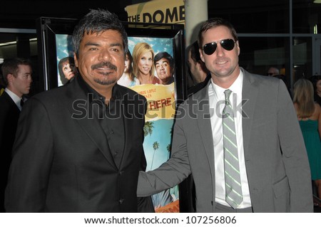 George Lopez and Luke Wilson At the Premiere of \