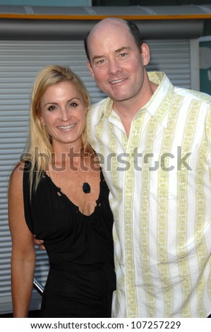David Koechner and Friend At the Premiere of 