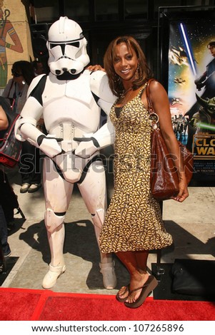 Holly Robinson Peete  at the U.S. Premiere of \'Star Wars The Clone Wars\'. Egyptian Theatre, Hollywood, CA. 08-10-08