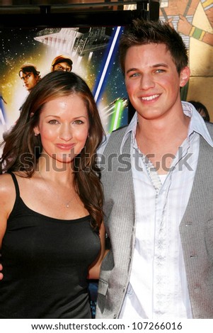Catherine Taber and Matt Lanter   at the U.S. Premiere of \'Star Wars The Clone Wars\'. Egyptian Theatre, Hollywood, CA. 08-10-08