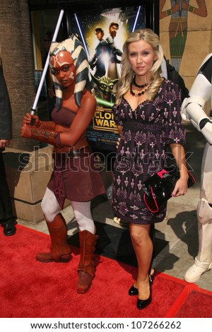 Ashley Eckstein  at the U.S. Premiere of \'Star Wars The Clone Wars\'. Egyptian Theatre, Hollywood, CA. 08-10-08