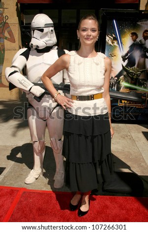 Jaime King  at the U.S. Premiere of \'Star Wars The Clone Wars\'. Egyptian Theatre, Hollywood, CA. 08-10-08