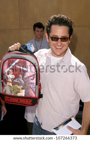 J.J. Abrams  at the U.S. Premiere of \'Star Wars The Clone Wars\'. Egyptian Theatre, Hollywood, CA. 08-10-08